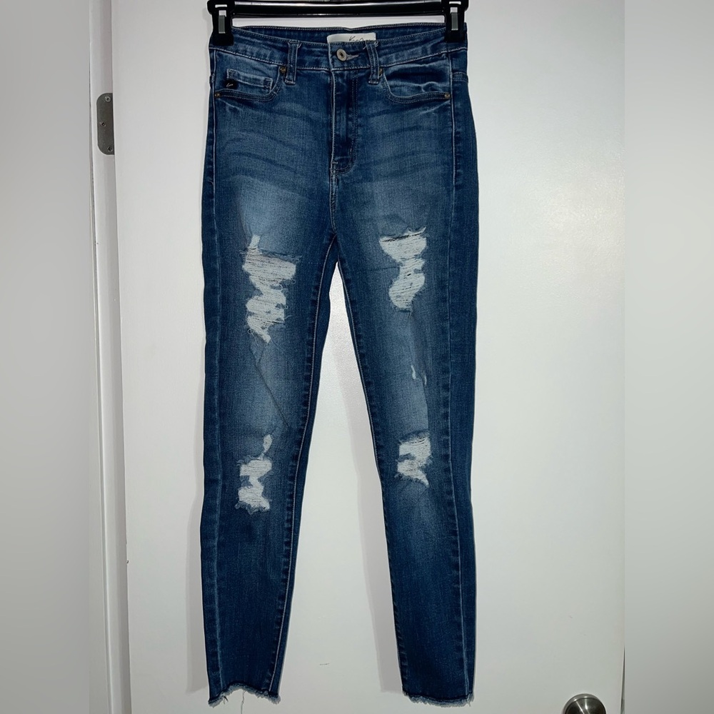 KanCan Distressed Skinny Jeans